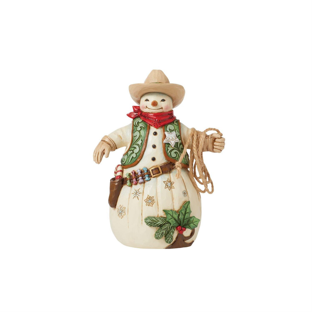 Cowboy Snowman